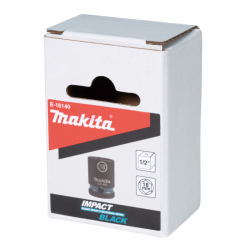 MAKITA E-16140 nástrčný klíč 1/2" square drive Impact BLACK 18mm