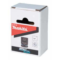 MAKITA E-16178 nástrčný klíč 1/2" square drive Impact BLACK 21mm