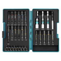 MAKITA E-26179 sada bitů 1/4\" Impact Premier, 38 ks v plastovém obalu