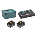 MAKITA 197629-2 sada Li-ion LXT 18V 2ksBL1850B+1ksDvojnabíječkaDC18RD+1ksMakpac