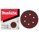 MAKITA P-37493 papír brusný suchý zip 150mm 6 děr K80, 10ks