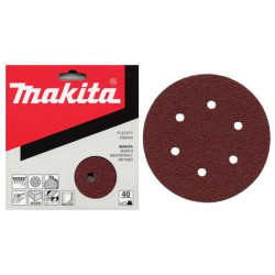 MAKITA P-37552 papír brusný suchý zip 150mm 6 děr K400, 10ks