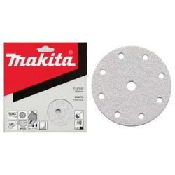 MAKITA P-37839 papír brusný suchý zip 150mm 9 děr K40, 10ks