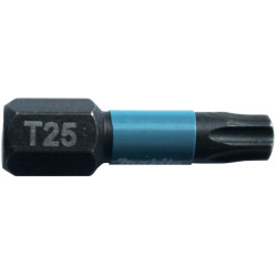 MAKITA B-63688 torzní bit 1/4\" IMPACT BLACK T25, 25mm 2 ks-new E-28983
