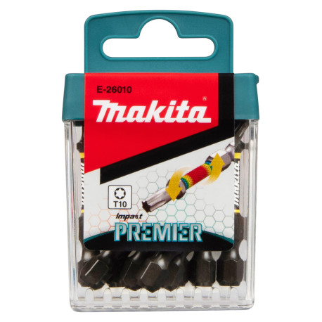 MAKITA E-26010 torzní bit řady Impact Premier (E-form) T10-50mm, 10 ks