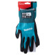 MAKITA P-84698 rukavice pracovní pletené basic, nitril, velikost L/9