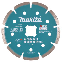 MAKITA E-02076 kotouč řezn&yacute; diamantov&yacute; X-lock 125x1.6x22.23mm