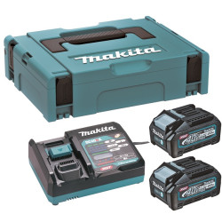 MAKITA 191J97-1 sada Li-ion XGT 40V 2xBL4040+DC40RA+Makpac STOP
