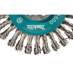 MAKITA D-73368 kotoučov&yacute; kart&aacute;č z nerezov&eacute;ho dr&aacute;tu-vlnit&yacute; dr&aacute;t průměr 0,5mm X-LOCK 115mm STOP