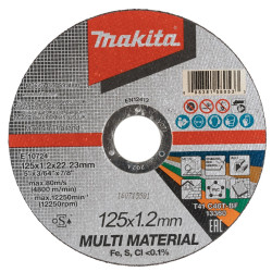 MAKITA E-10724 kotouč řezn&yacute; multi materi&aacute;l 125x1.2x22.23mm