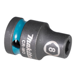 MAKITA E-16047 kl&iacute;č n&aacute;strčn&yacute; 1/2\", čtyřhran, IMPACT BLACK, 8mm