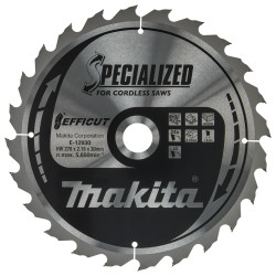 MAKITA E-12930 kotouč pilový dřevo Efficut 270x2.15x30mm 24Z - new E-12946