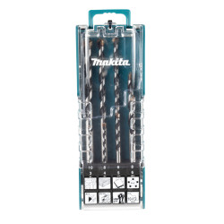 MAKITA E-15855 sada vrt&aacute;ků s v&aacute;lcovou stopkou univerz&aacute;ln&iacute;ch Multimateri&aacute;l 8 ks v plastov&eacute; krabičce