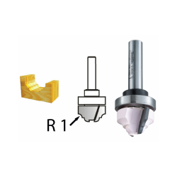 MAKITA D-48262 Profilová fréza s ložiskem stopka 8 mm,22x13x54 mm STOP