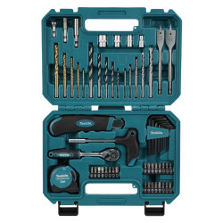 MAKITA E-15095 sada bitů a vrtáků 60 ks v plastovém kufru