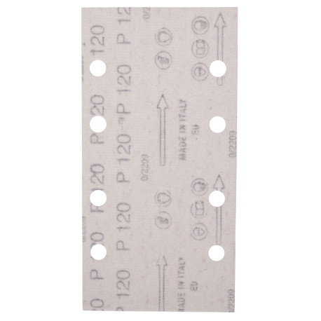 MAKITA E-19663 papír brusný suchý zip 93x185mm 8 děr K120, 10ks