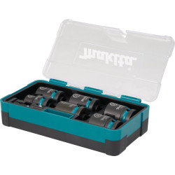 MAKITA E-16592 sada n&aacute;strčn&yacute;ch kl&iacute;čů čtyřhran 1/2\" IMPACT BLACK 7 ks v plastov&eacute; krabičce