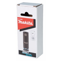 MAKITA E-16483 kl&iacute;č n&aacute;strčn&yacute; prodloužen&yacute; 1/2\", čtyřhran, IMPACT BLACK, 18mm