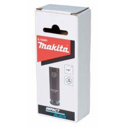 MAKITA E-16461 kl&iacute;č n&aacute;strčn&yacute; prodloužen&yacute; 1/2\", čtyřhran, IMPACT BLACK, 16mm