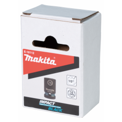 MAKITA E-16112 kl&iacute;č n&aacute;strčn&yacute; 1/2\", čtyřhran, IMPACT BLACK, 15mm