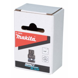 MAKITA E-16075 kl&iacute;č n&aacute;strčn&yacute; 1/2\", čtyřhran, IMPACT BLACK, 11mm