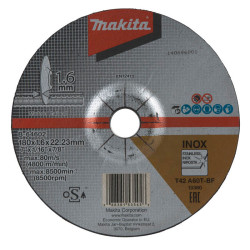MAKITA B-64602 kotouč řezný nerez 180x1.6x22.23mm-new E-25018