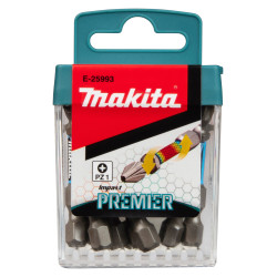 MAKITA E-25993 torzní bit řady Impact Premier (E-form) PZ1-50mm, 10 ks