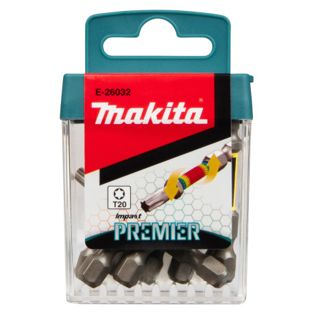MAKITA E-26032 torzní bit řady Impact Premier (E-form) T20-50mm, 10 ks