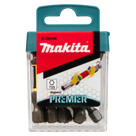 MAKITA E-26048 torzní bit řady Impact Premier (E-form) T25-50mm, 10 ks