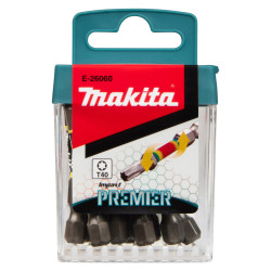 MAKITA E-26060 torzní bit řady Impact Premier (E-form) T40-50mm, 10 ks