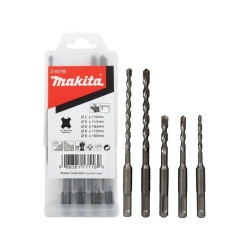 MAKITA D-00795 sada vrt&aacute;ků SDS-Plus 5 ks v plastov&eacute; krabičce