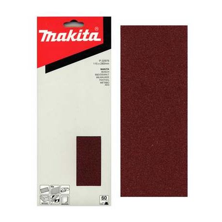 MAKITA P-36273 papír brusný 115x280mm K80, 10ks  STOP