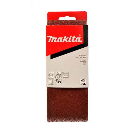MAKITA P-37116 brusný pás 76x457mm K80 5ks-old P-20096