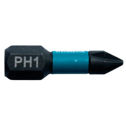 MAKITA B-63600 torzn&iacute; bit 1/4\" IMPACT BLACK PH1, 25mm 2 ks-new E-28896