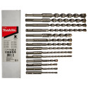 MAKITA D-71956 sada vrtáků SDS-Plus 5;6;7;8;10;12;14;16mm, 14ks