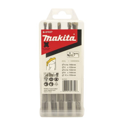 MAKITA B-57037 sada vrt&aacute;ků SDS-Plus 5 ks v plastov&eacute; krabičce
