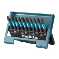 MAKITA E-12011 sada torzn&iacute;ch bitů 1/4\" IMPACT BLACK 10 ks v plastov&eacute;m drž&aacute;ku