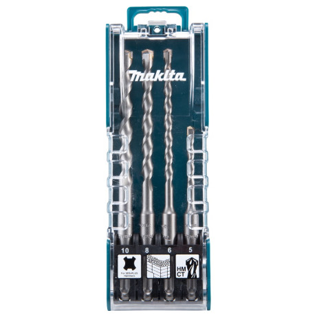 MAKITA D-74136 sada vrtáků SDS-Plus 4 ks v plastové krabičce