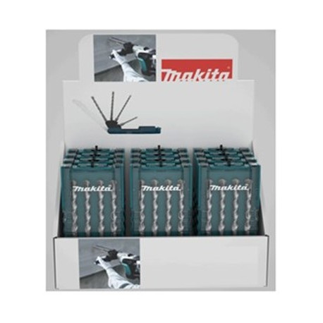 MAKITA E-13605-12 vrták pro kladiva SDS-Plus TCTStředicí hrot 4ks bal.12ks STOP