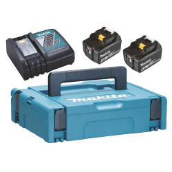 MAKITA 197624-2 sada Li-ion LXT 18V 2xBL1850B+DC18RC+Makpac