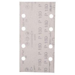 MAKITA E-19685 pap&iacute;r brusn&yacute; such&yacute; zip 93x185mm 8 děr K180, 10ks