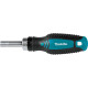MAKITA E-25096 sada bitů 1/4\" s ráčnou 44 ks v plastové krabičce STOP