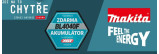 Makita XGT akumulátor zdarma